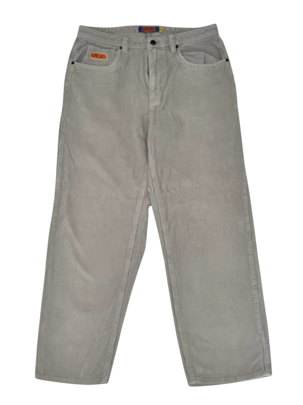 Empyre Corduroy Pants Size 32 Beige Y2K Skate Baggy Loose Fit Vintage